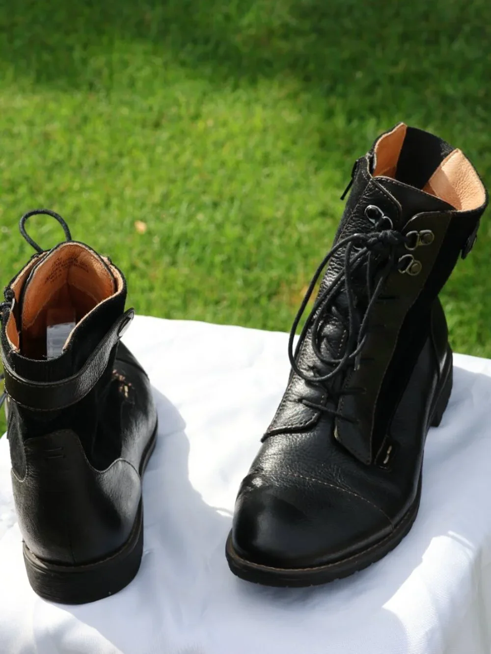Montana Black Leather Ankle Boots